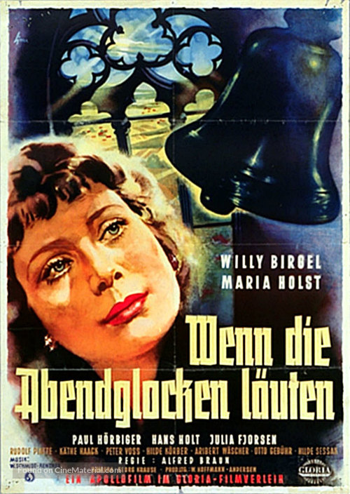 Wenn die Abendglocken l&auml;uten - German Movie Poster