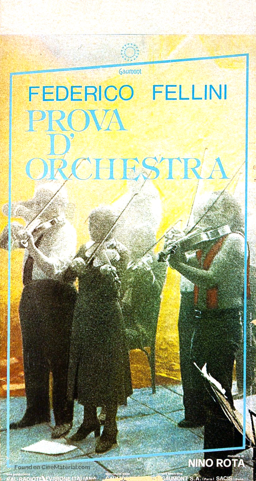 Prova d&#039;orchestra - Italian Movie Poster