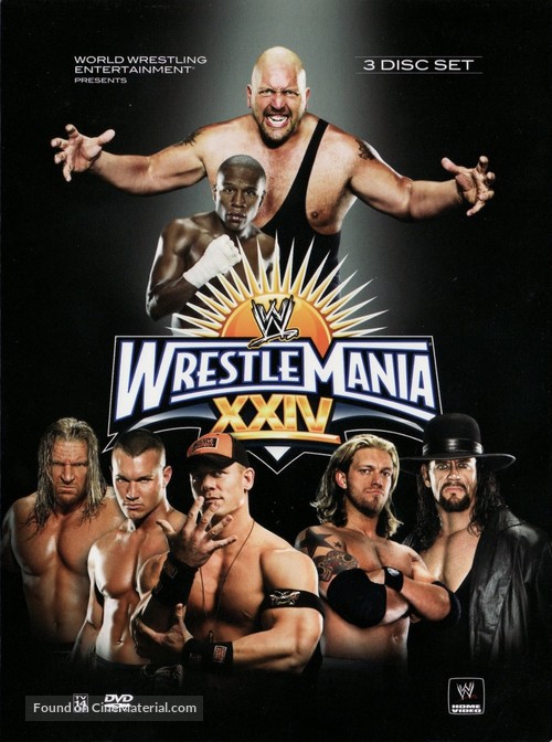 WWE WrestleMania XXIV - DVD movie cover