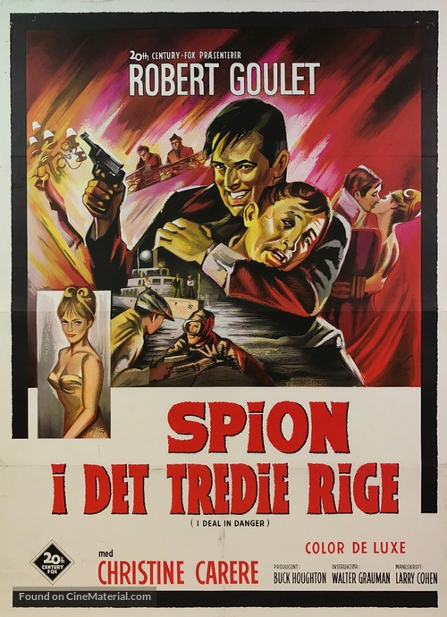 I Deal in Danger - Danish Movie Poster