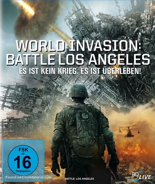 Battle: Los Angeles - German Blu-Ray movie cover