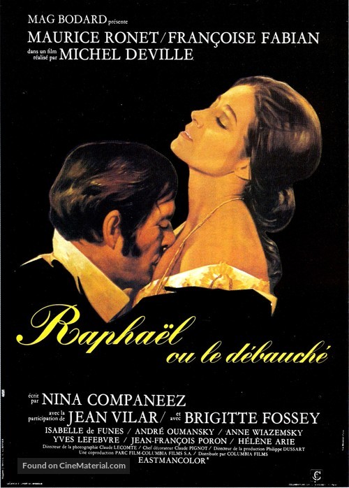 Rapha&euml;l ou le d&eacute;bauch&eacute; - French Movie Poster