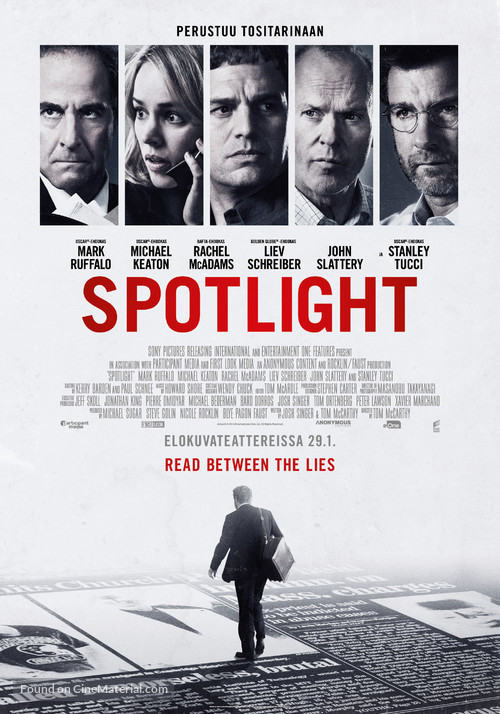 Spotlight - Finnish Movie Poster