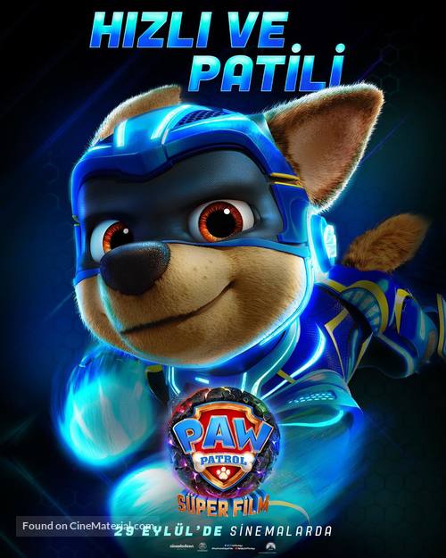 PAW Patrol: The Mighty Movie - Turkish Movie Poster