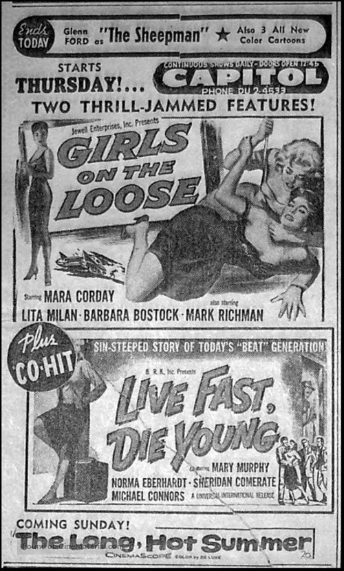 Girls on the Loose - poster