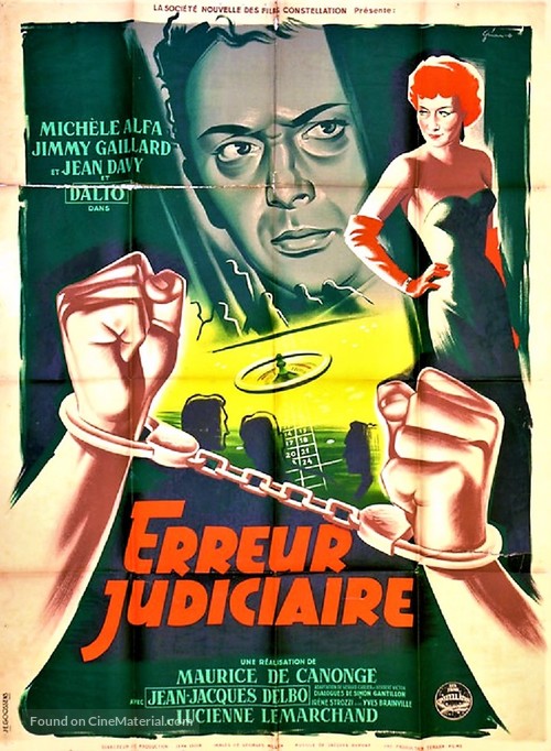 Erreur judiciaire - French Movie Poster