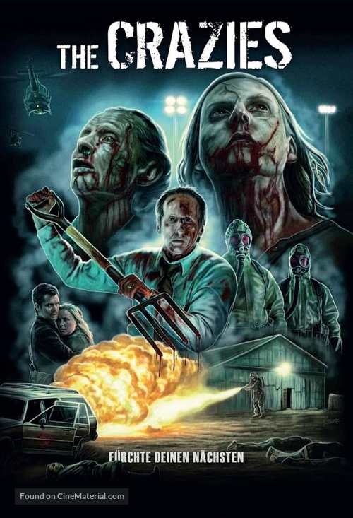 The Crazies - German Blu-Ray movie cover