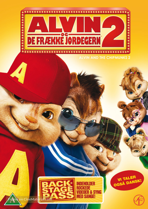 Alvin and the Chipmunks: The Squeakquel - Danish Movie Cover
