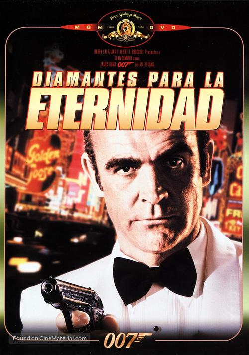 Diamonds Are Forever - Spanish Movie Cover