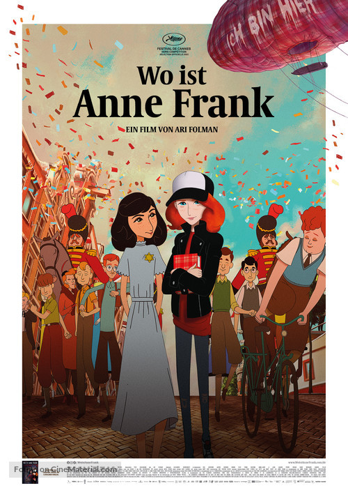 Where Is Anne Frank - German Movie Poster