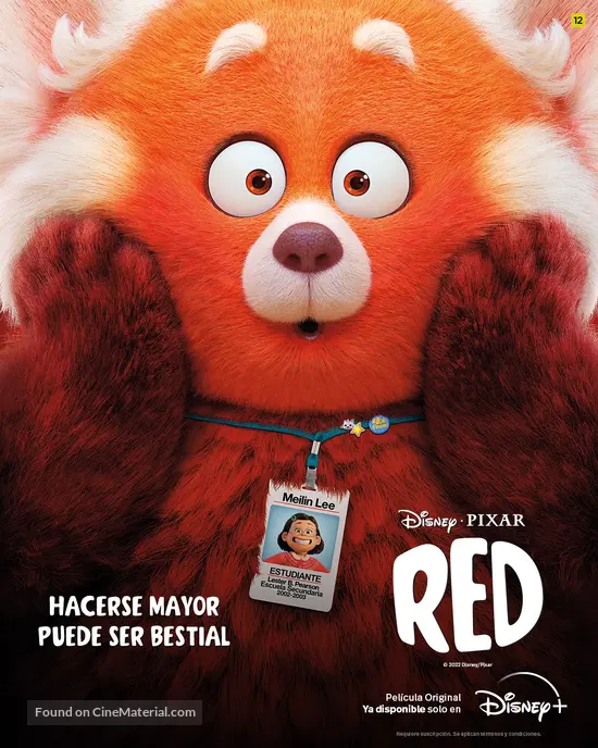 Turning Red (2022) Spanish movie poster