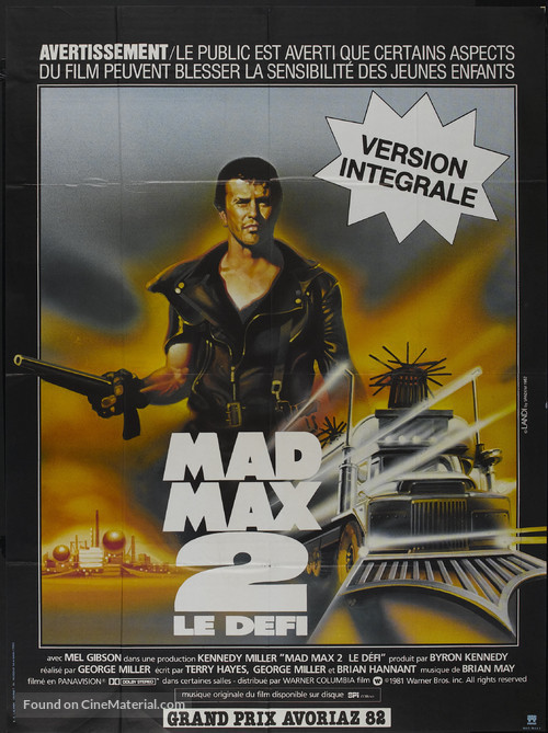 Mad Max 2 - French Movie Poster