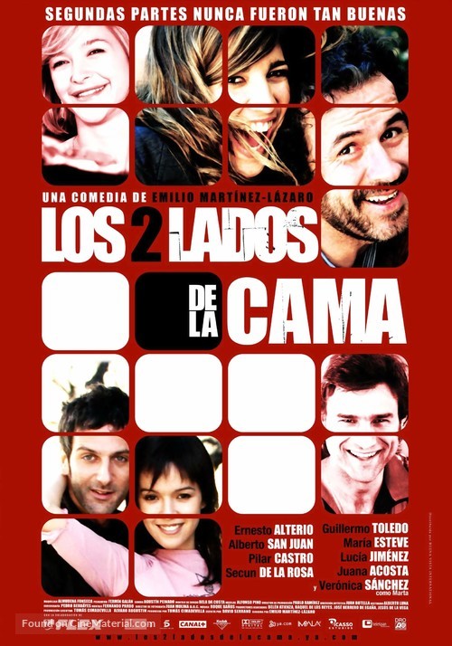 2 lados de la cama, Los - Spanish Movie Poster