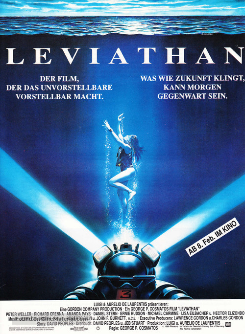 Leviathan - German Movie Poster