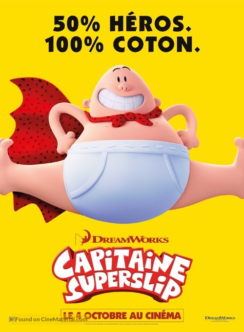 Captain Underpants - French Movie Poster