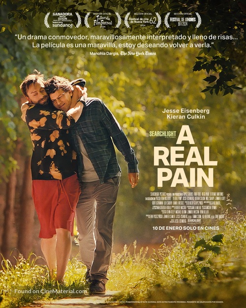 A Real Pain - Spanish Movie Poster