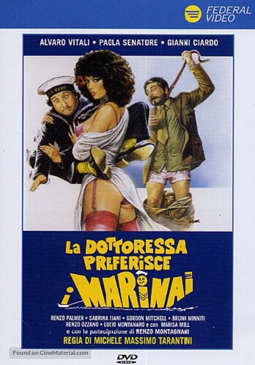 La dottoressa preferisce i marinai - Italian DVD movie cover