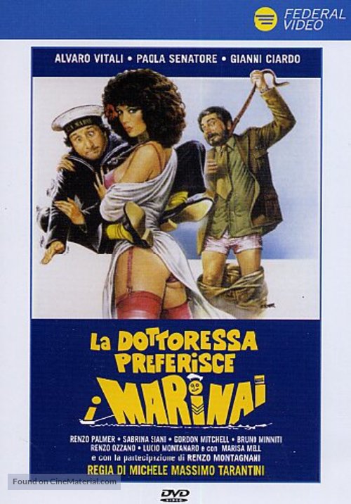 La dottoressa preferisce i marinai - Italian DVD movie cover