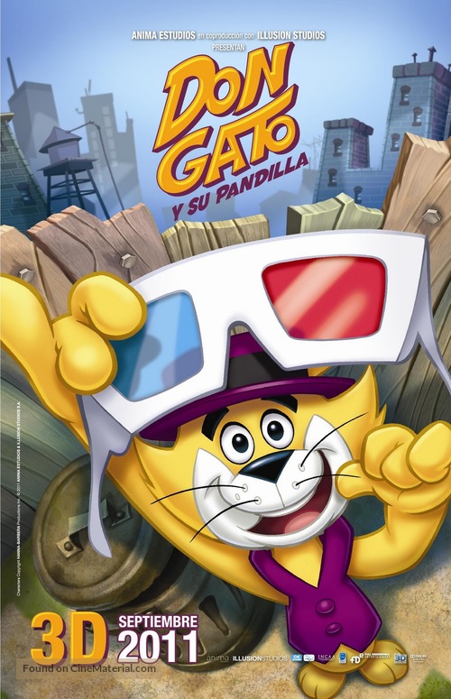 Don gato y su pandilla - Mexican Movie Poster