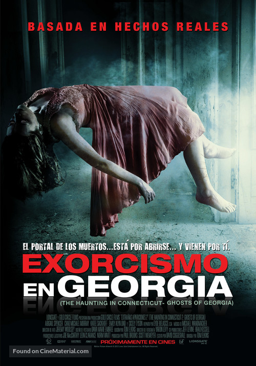 The Haunting in Connecticut 2: Ghosts of Georgia - Chilean Movie Poster