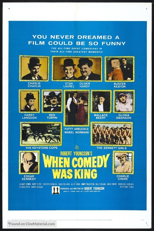 When Comedy Was King - Theatrical movie poster