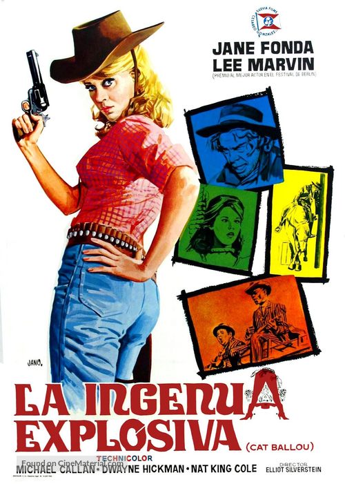 Cat Ballou - Spanish Movie Poster