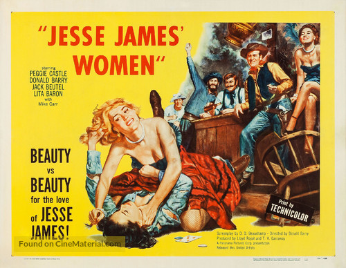 Jesse James&#039; Women - Movie Poster