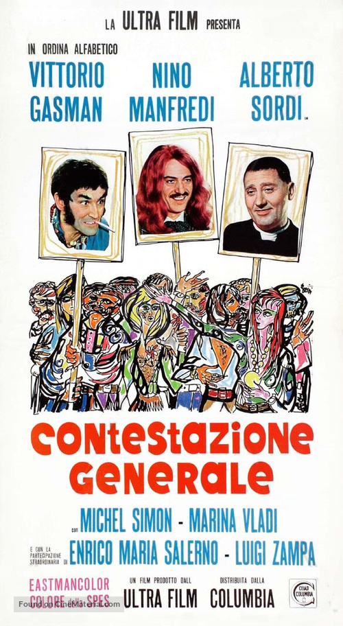 Contestazione generale - Italian Theatrical movie poster