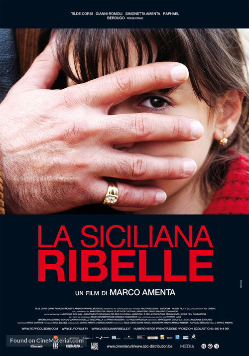 La siciliana ribelle - Dutch Movie Poster