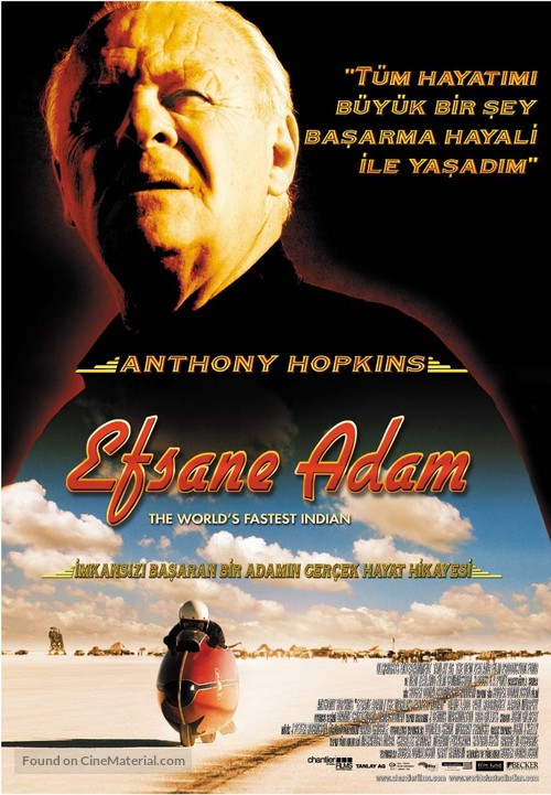 The World&#039;s Fastest Indian - Turkish Movie Poster