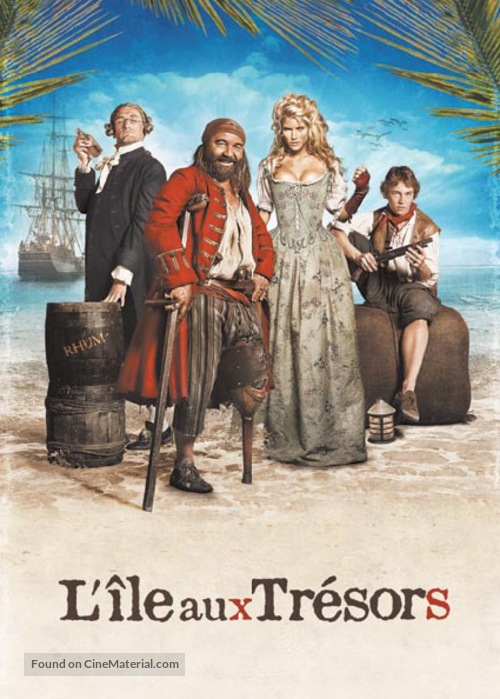 L&#039;&icirc;le au(x) tr&eacute;sor(s) - French poster