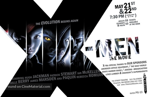 X-Men - British Movie Poster