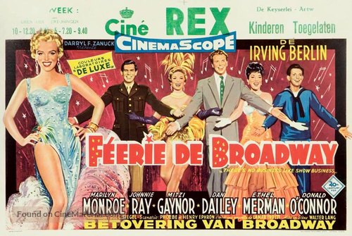 There&#039;s No Business Like Show Business - Belgian Movie Poster