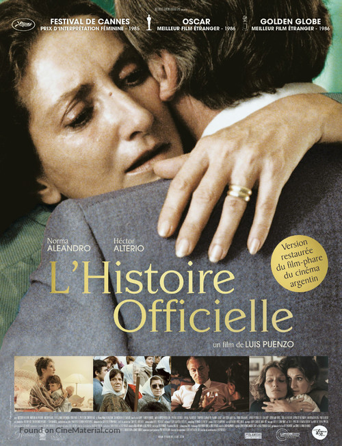 La historia oficial - French Re-release movie poster