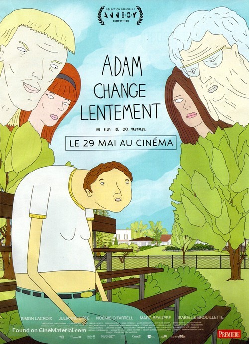 Adam change lentement - French Movie Poster