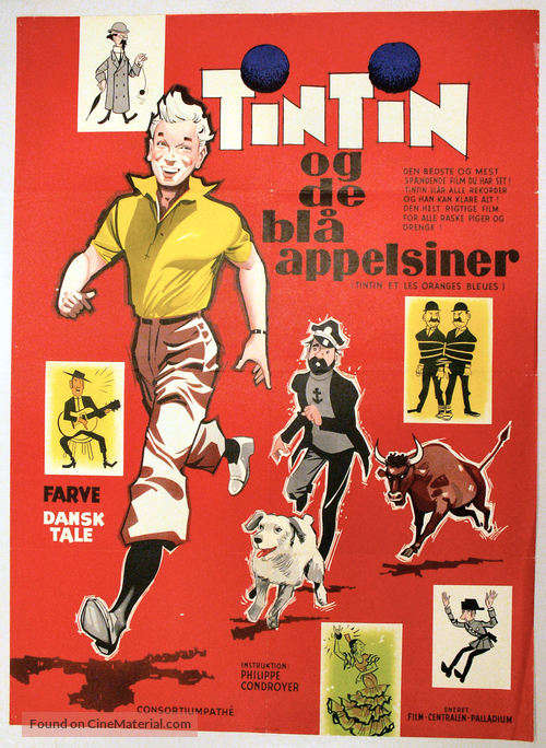 Tintin et le myst&egrave;re de la toison d&#039;or - Danish Movie Poster