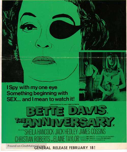 The Anniversary - British Movie Poster