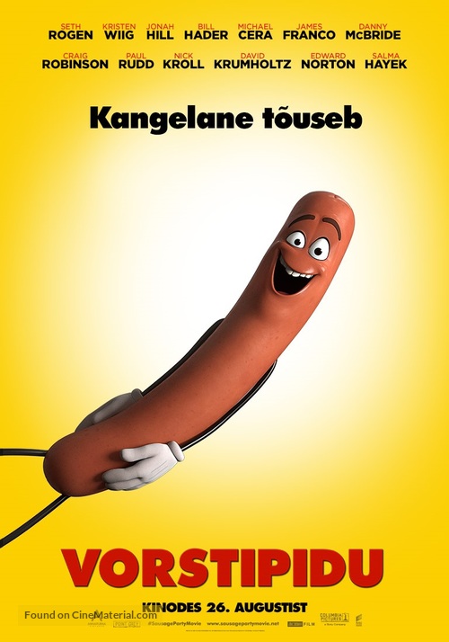 Sausage Party - Estonian Movie Poster