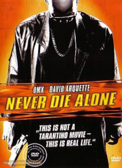 Never Die Alone - German DVD movie cover