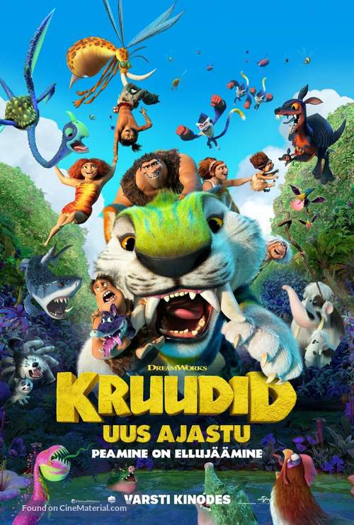 The Croods: A New Age - Estonian Movie Poster
