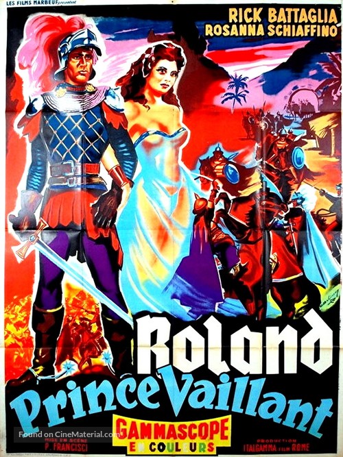 Orlando e i Paladini di Francia - French Movie Poster