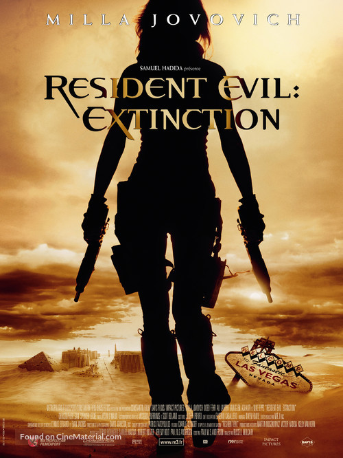 Resident Evil: Extinction - French Movie Poster