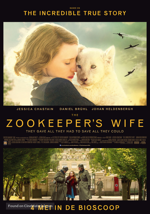 The Zookeeper&#039;s Wife - Dutch Movie Poster