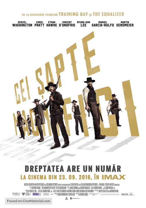 The Magnificent Seven - Romanian Movie Poster