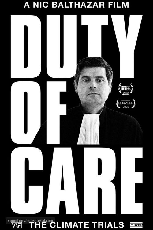 Duty of Care - The Climate Trails - Belgian Movie Poster