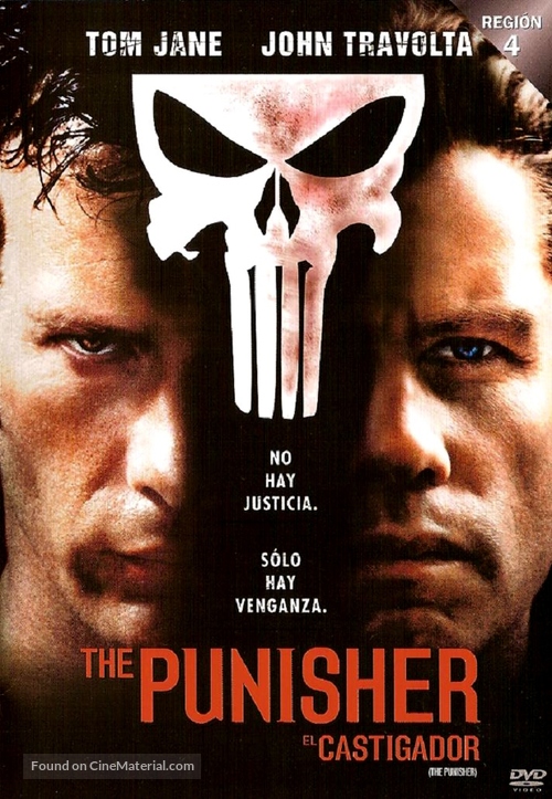 The Punisher - Argentinian DVD movie cover