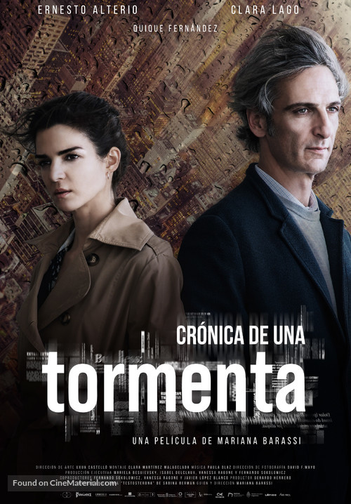 Cr&oacute;nica de una tormenta - Spanish Movie Poster