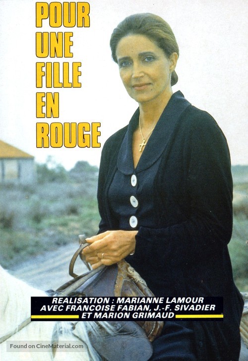 Pour une fille en rouge - French Movie Cover