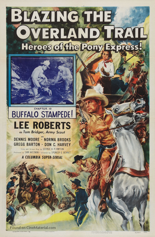 Blazing the Overland Trail - Movie Poster