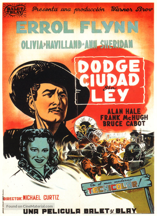 Dodge City - Spanish Movie Poster